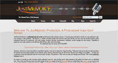 Desktop Screenshot of justmyvoice.com