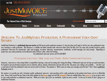 Tablet Screenshot of justmyvoice.com